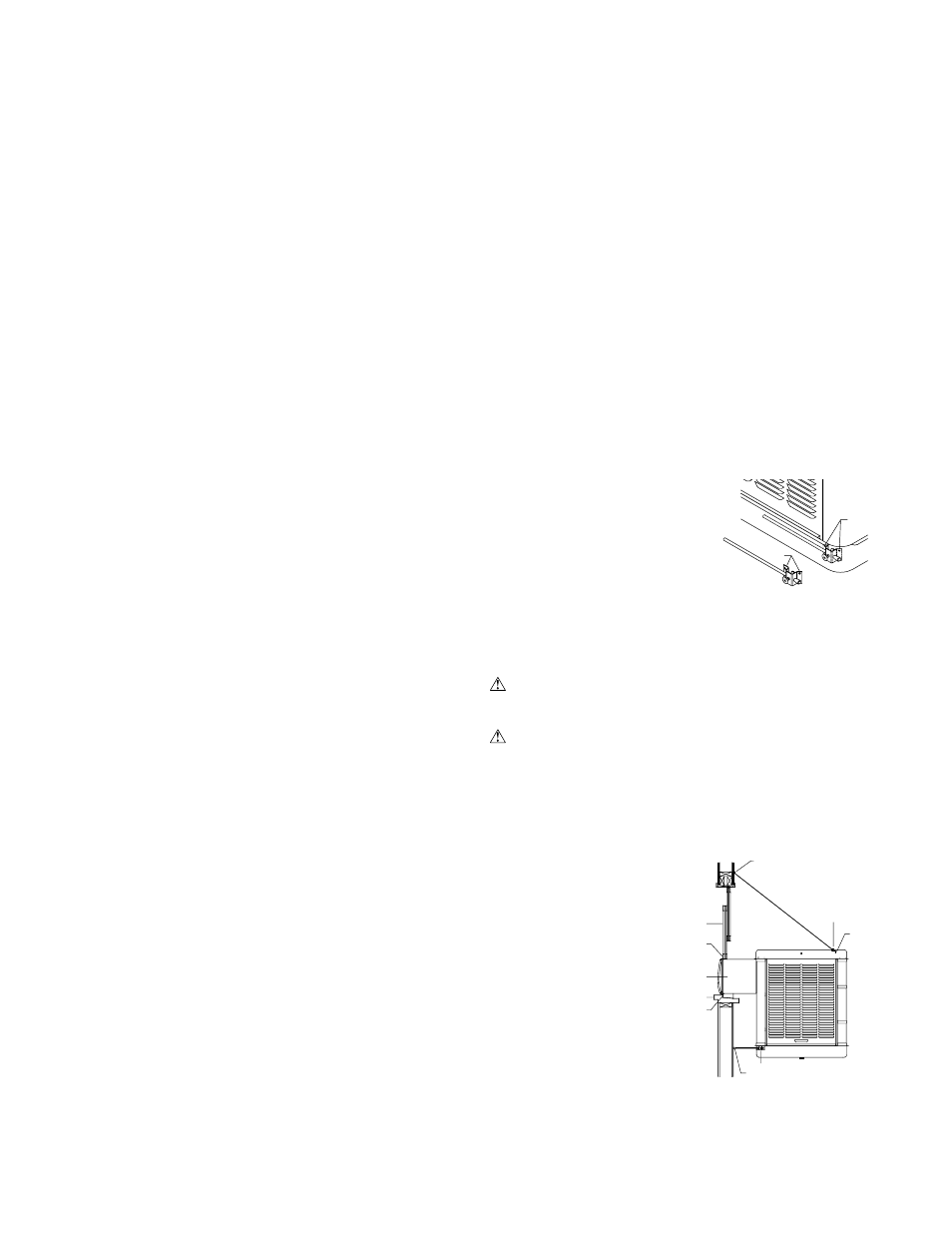 Cooler installation, Operation, Installing house legs | Mounting cooler, Manual control units, Remote control units, Open windows to exhaust air, Champion air balancing method | Essick Air WC46 User Manual | Page 2 / 12