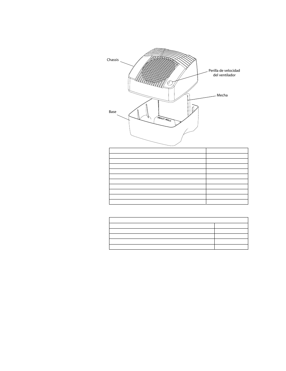 Conoce su humidificador | Essick Air E27 000 User Manual | Page 11 / 24