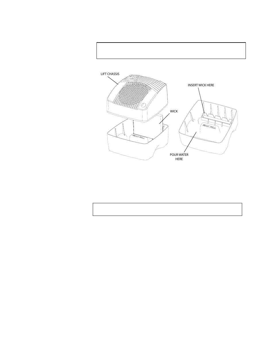 Filling | Essick Air E27 000 User Manual | Page 5 / 24