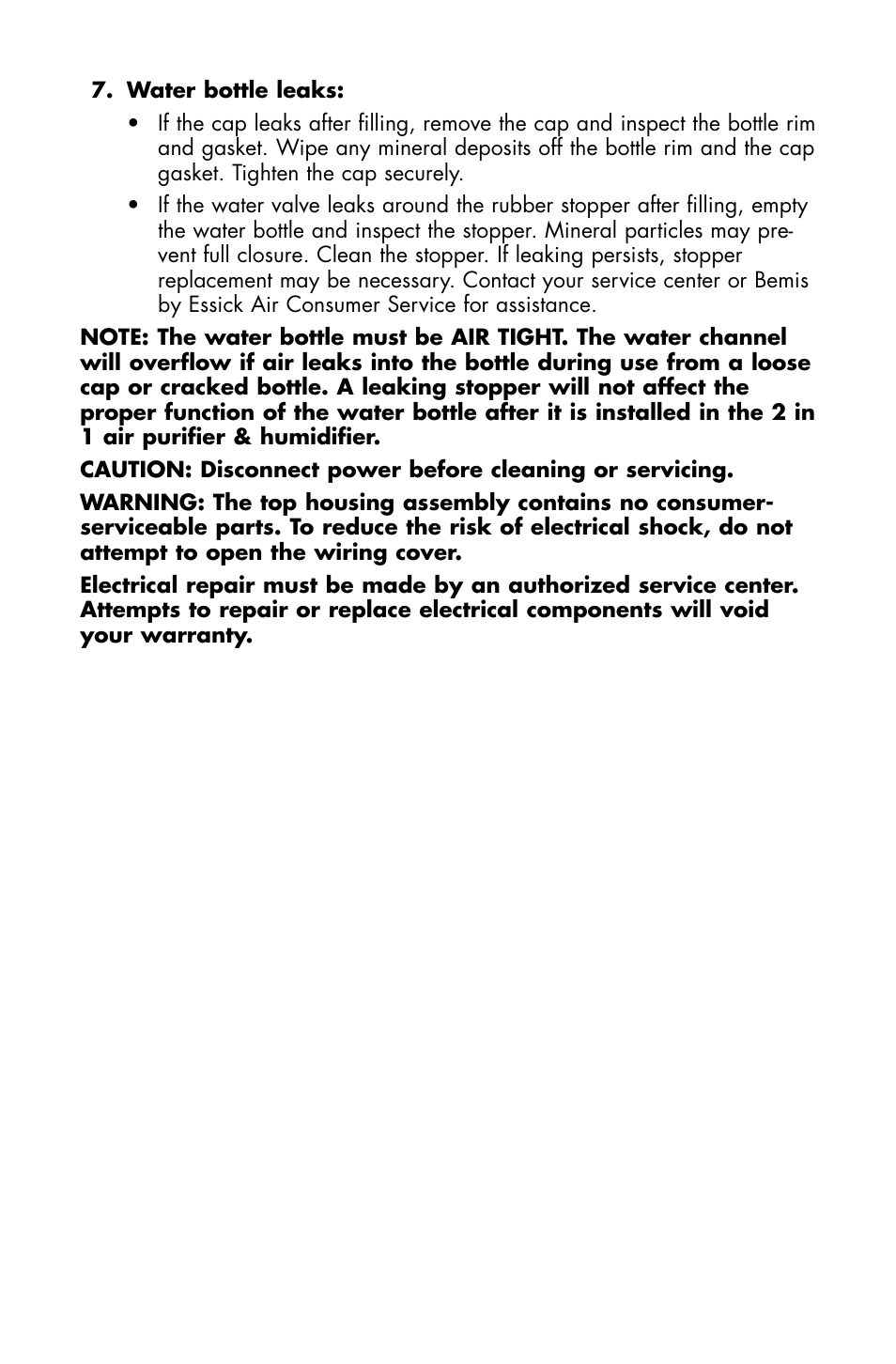 Essick Air DP3 200 User Manual | Page 13 / 52