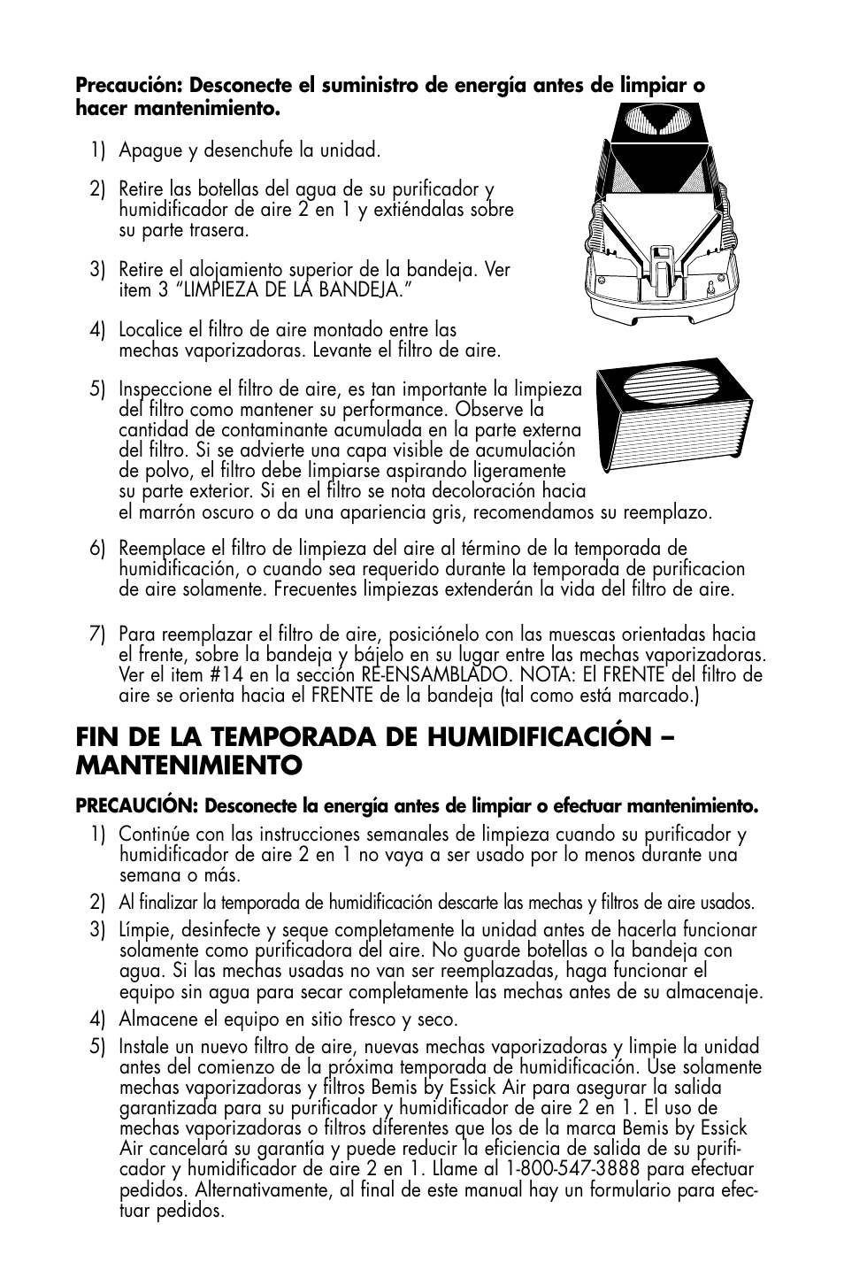 Essick Air DP3 200 User Manual | Page 29 / 52