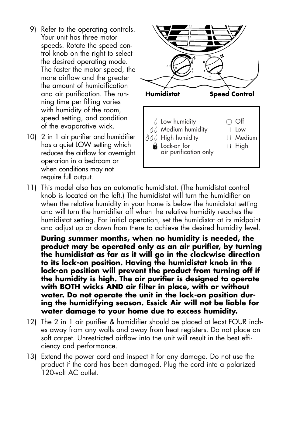 Essick Air DP3 200 User Manual | Page 7 / 52