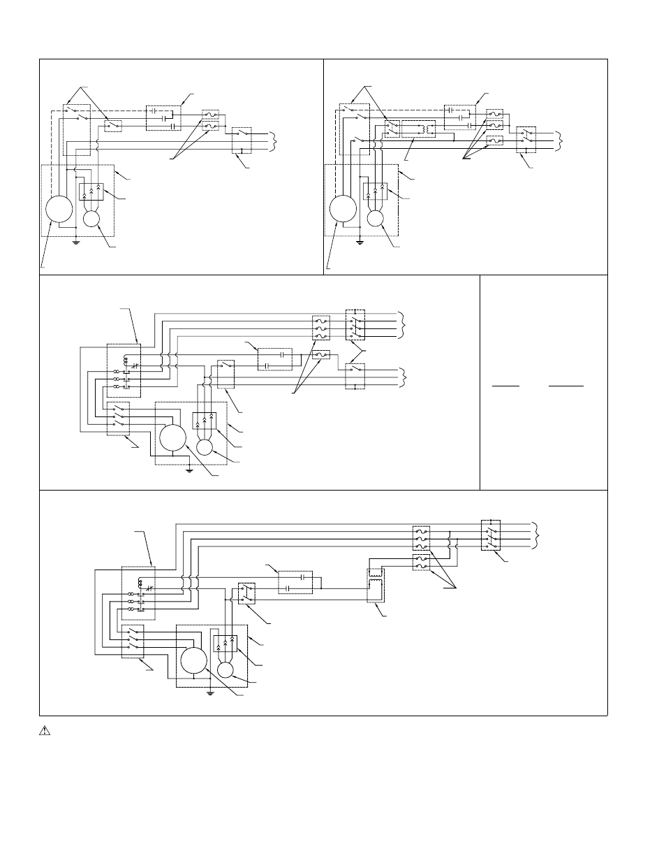 Typical electrical wiring diagrams, Warning | Essick Air 10 DD User Manual | Page 4 / 16