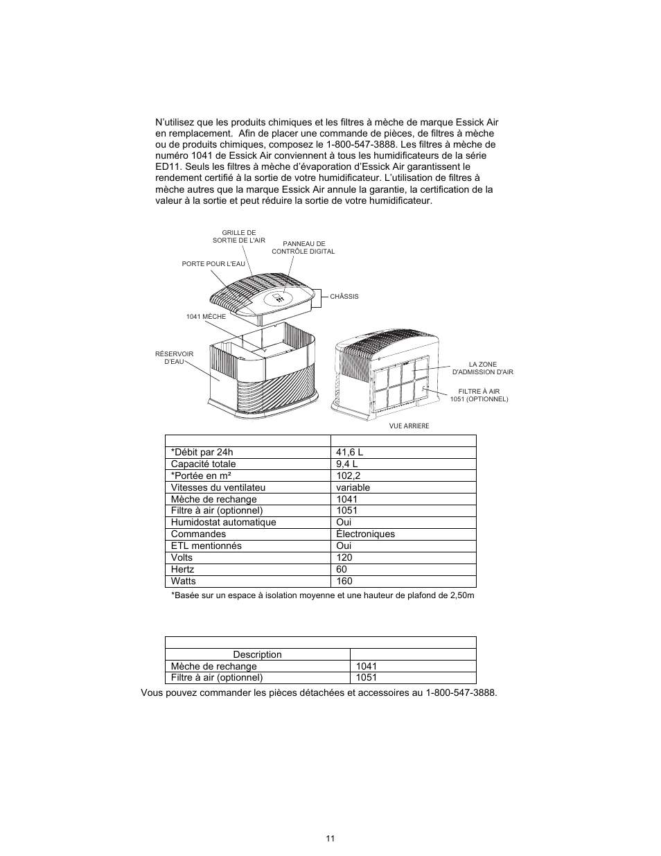 Essick Air ED11 910 User Manual | Page 11 / 24