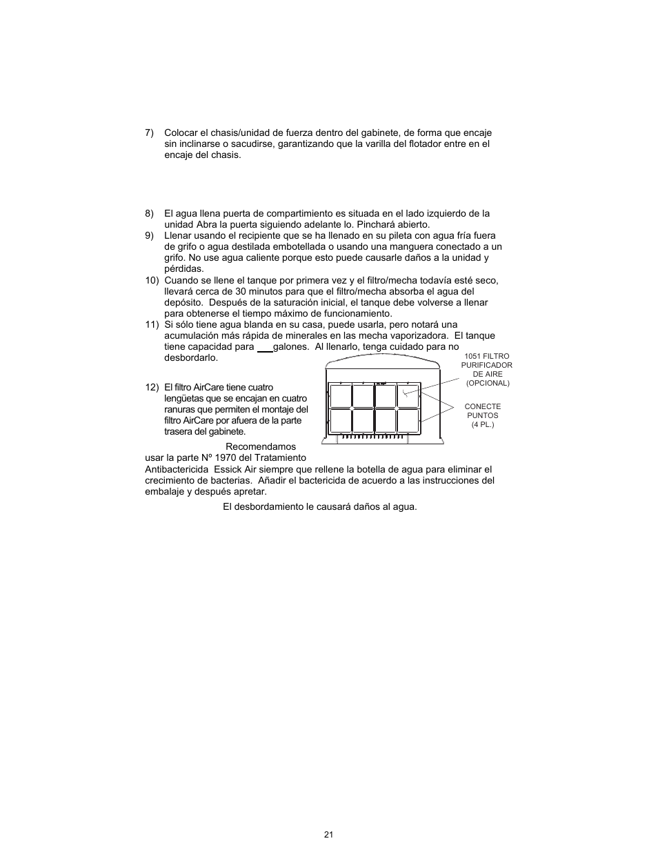 Essick Air ED11 910 User Manual | Page 21 / 24
