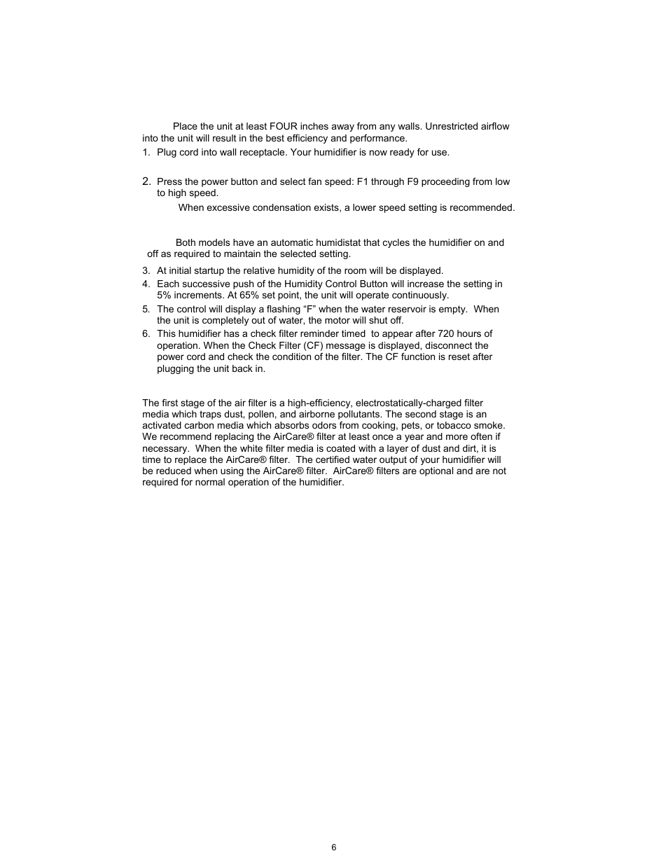 Essick Air ED11 910 User Manual | Page 6 / 24