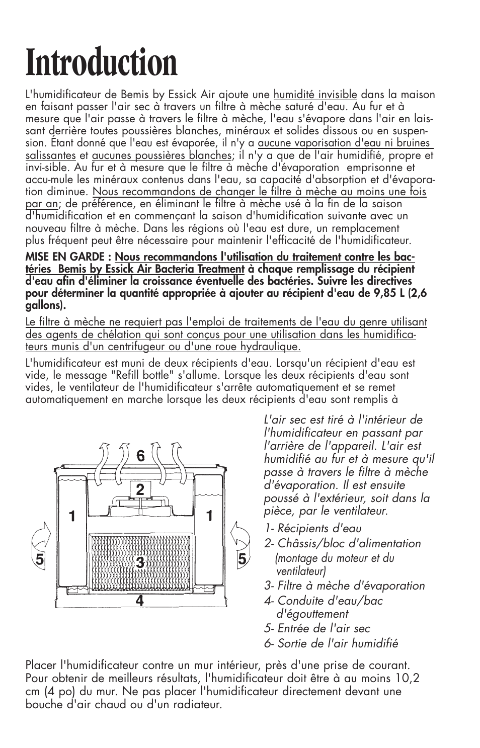 Introduction | Essick Air 696 100 User Manual | Page 31 / 45