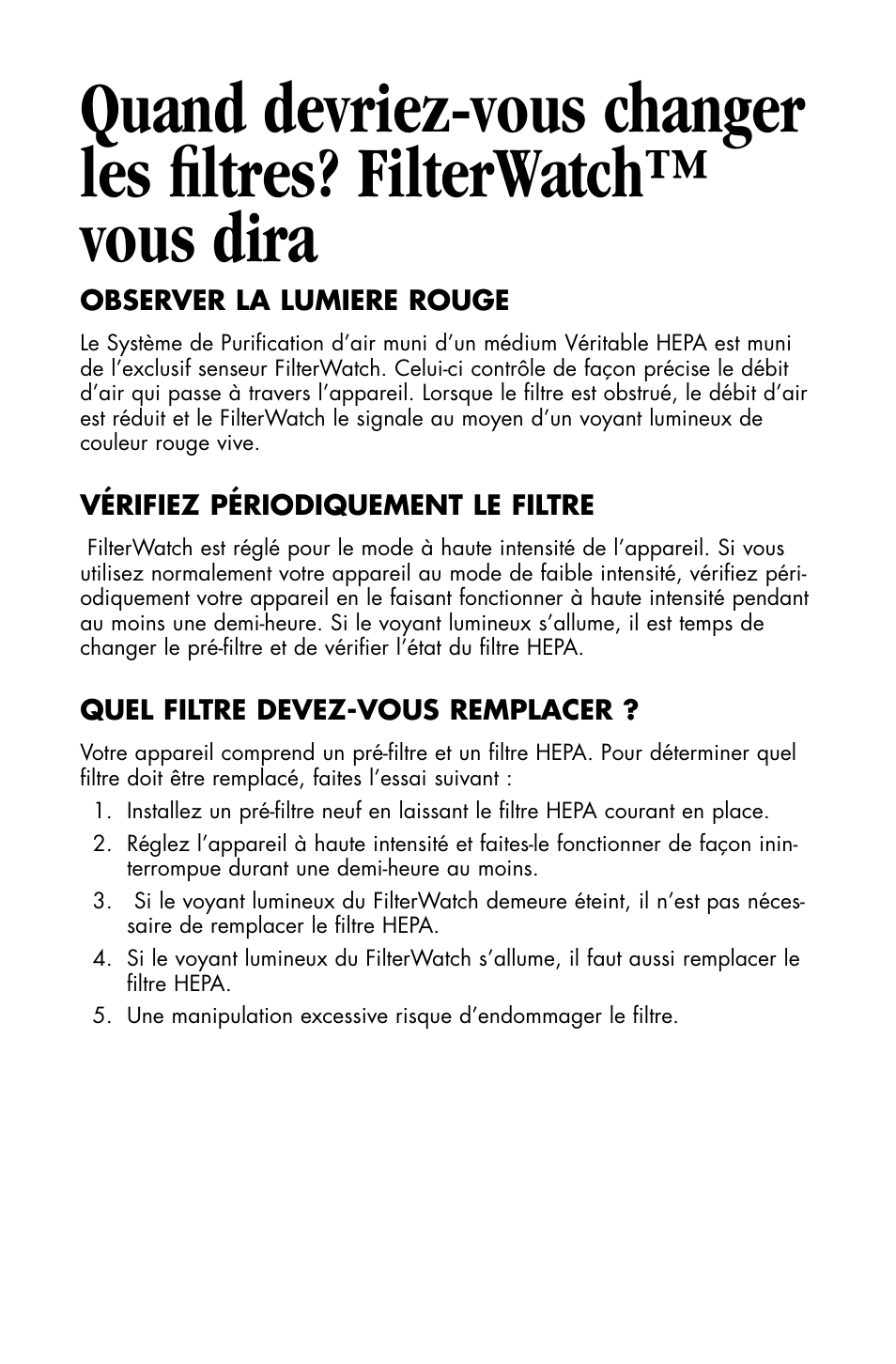 Essick Air FILTERWATCH 127-001 User Manual | Page 28 / 36