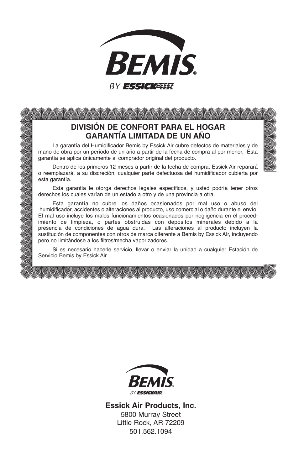 Essick air products, inc | Essick Air 916 600 User Manual | Page 16 / 32