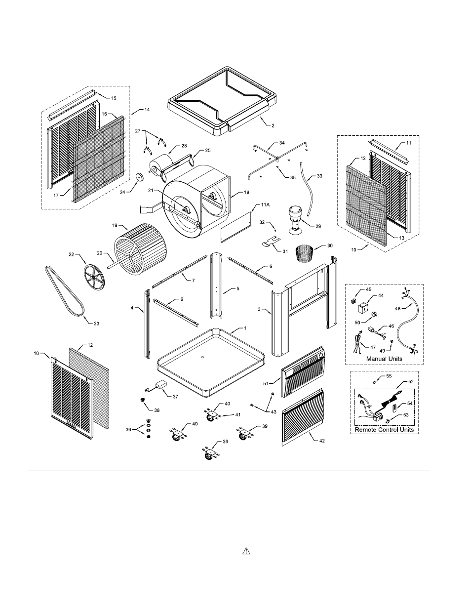Parts drawing / dibujo de piezas, Reglas de seguridad | Essick Air RM301A User Manual | Page 8 / 11