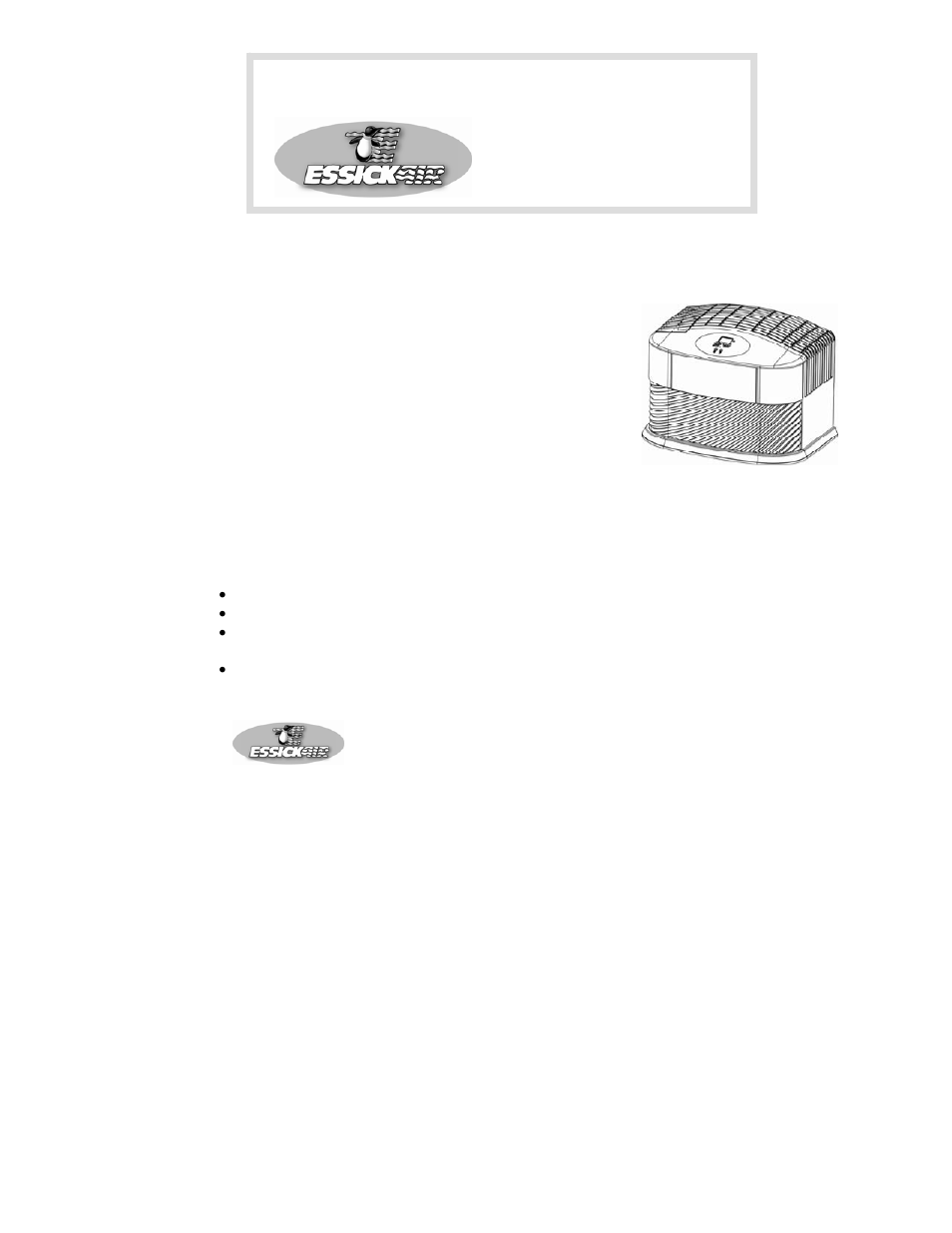 Guides d’utilisation & d’entretien du propriétaire, Modele | Essick Air ED11910 User Manual | Page 5 / 12
