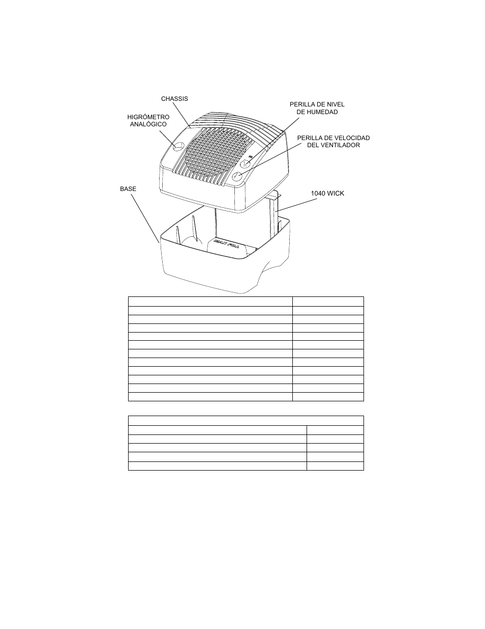 Conoce su humidificador | Essick Air E35 000 User Manual | Page 11 / 24