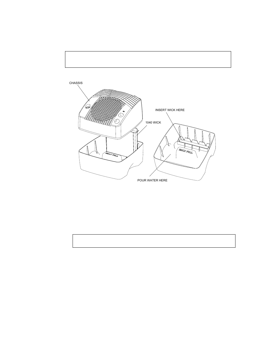 Filling | Essick Air E35 000 User Manual | Page 5 / 24