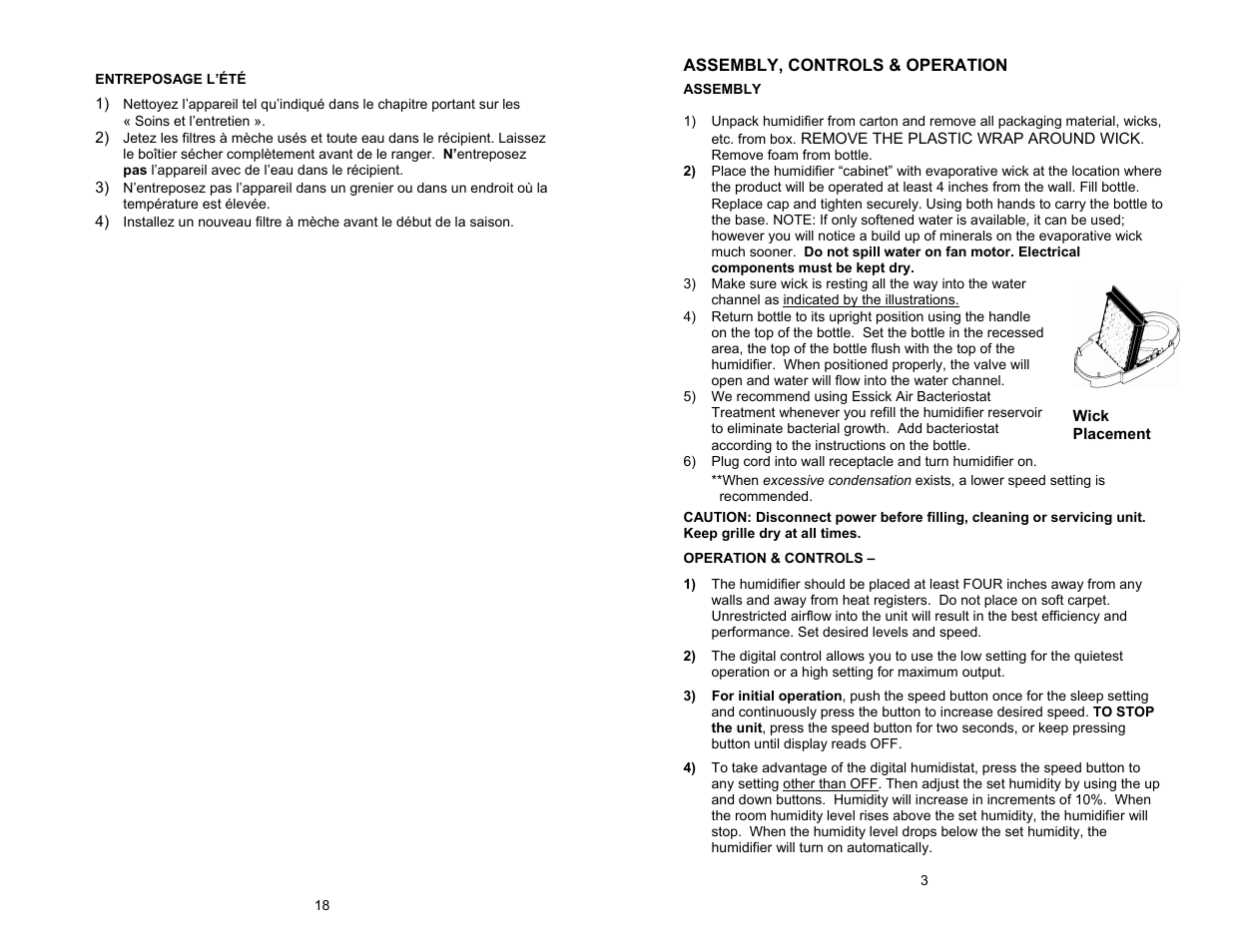 Essick Air 7D6 100 User Manual | Page 3 / 10