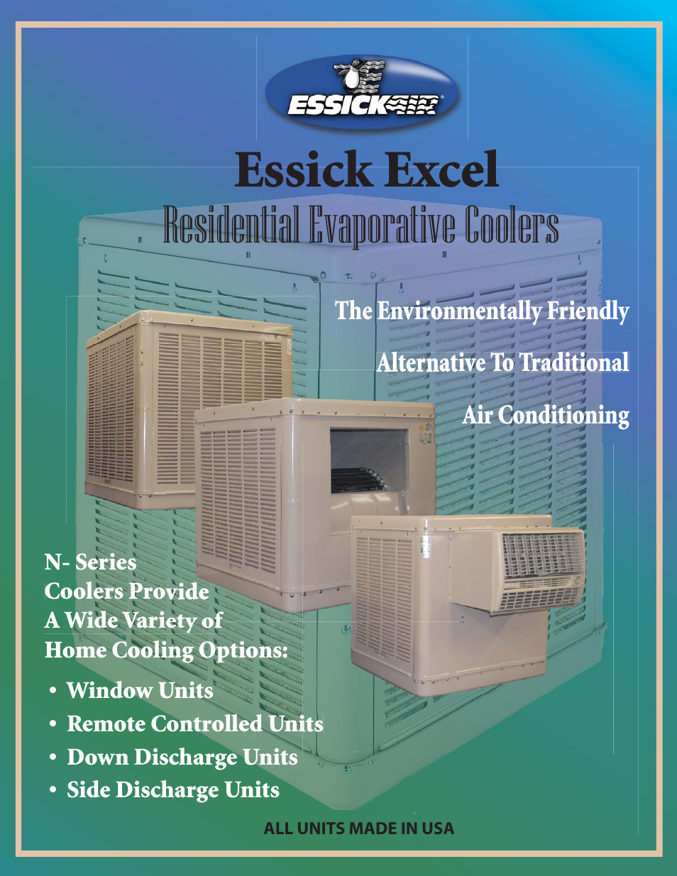 Essick Air N- Series User Manual | 3 pages