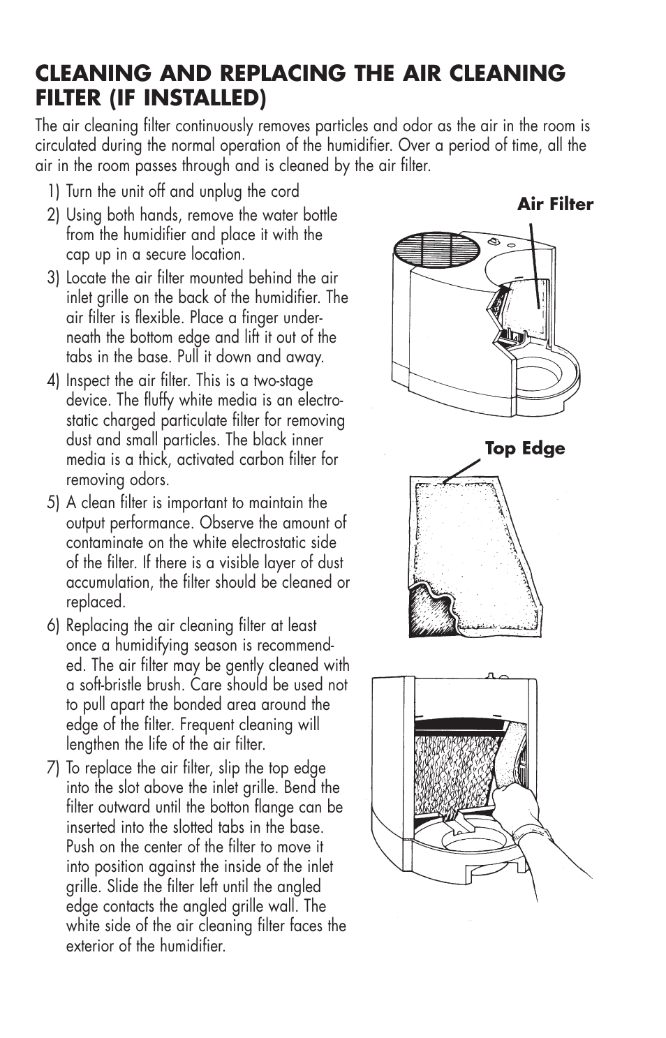Essick Air 726 000 2-speed User Manual | Page 9 / 44