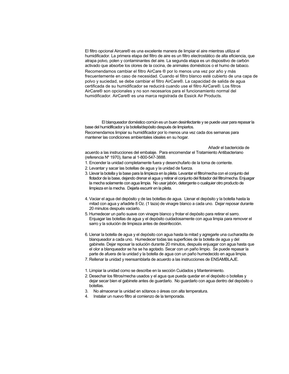 Essick Air 4D7 800 User Manual | Page 11 / 19