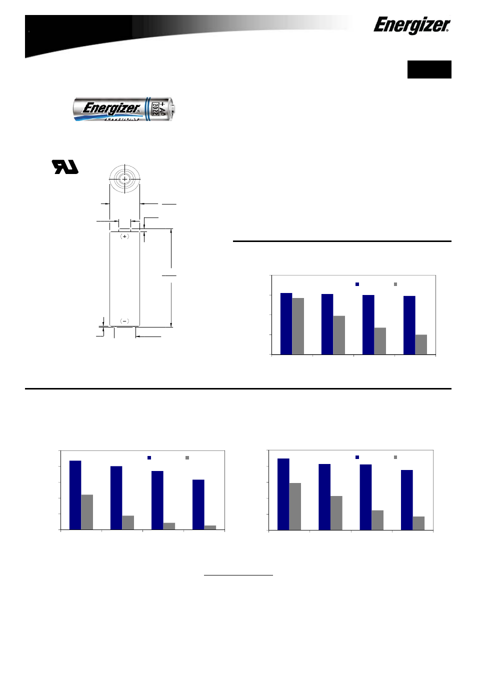 Energizer L91-FR6 User Manual | 2 pages