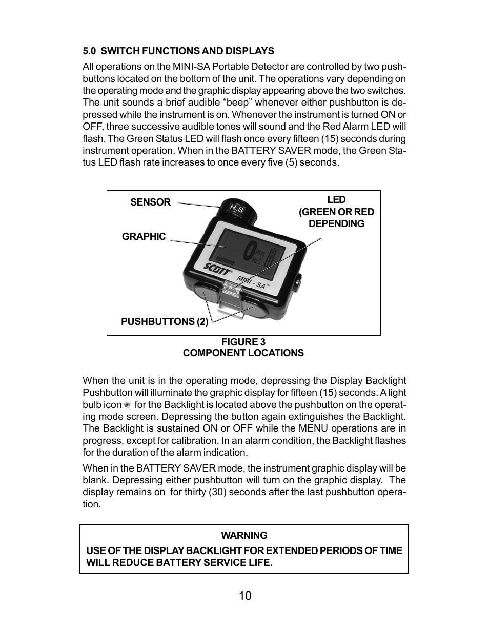 Energizer PORTABLE GAS DETECTION INSTRUMENT User Manual | Page 10 / 50