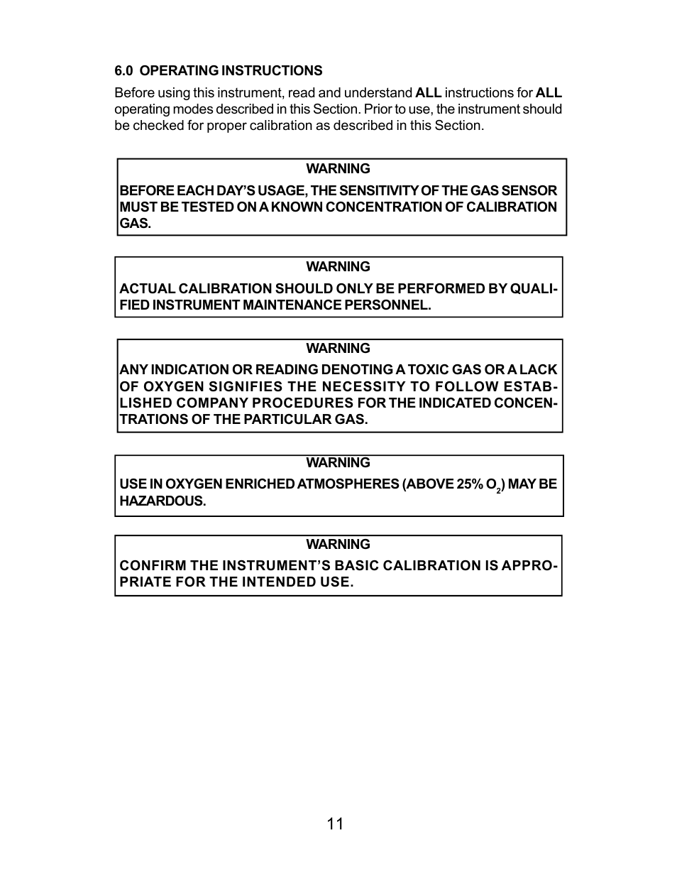 Energizer PORTABLE GAS DETECTION INSTRUMENT User Manual | Page 11 / 50