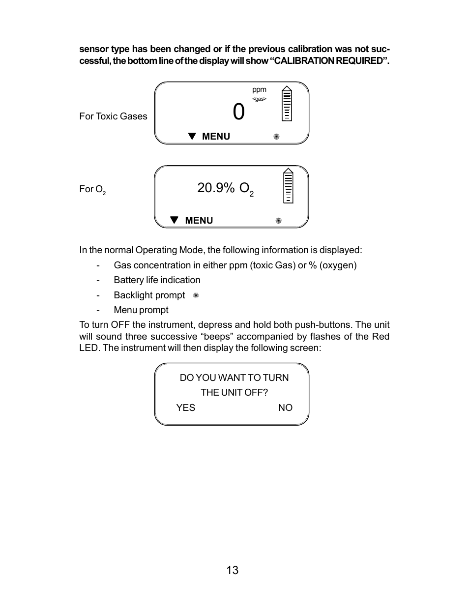 9% o | Energizer PORTABLE GAS DETECTION INSTRUMENT User Manual | Page 13 / 50