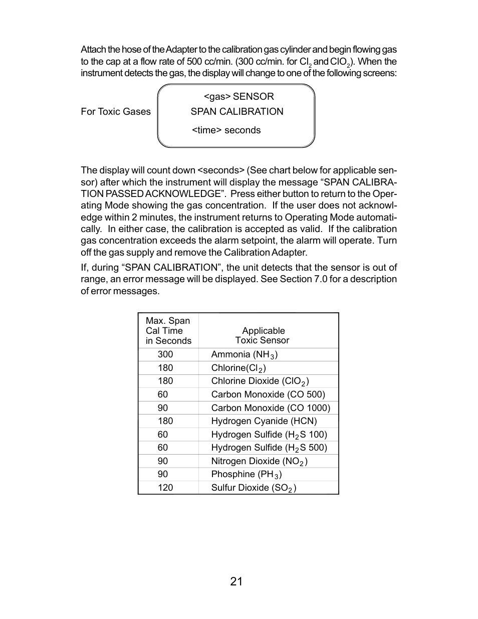 Energizer PORTABLE GAS DETECTION INSTRUMENT User Manual | Page 21 / 50