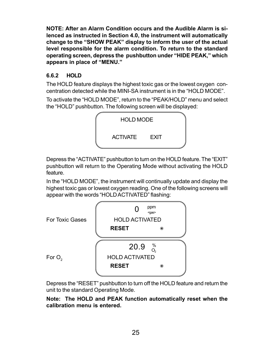 Energizer PORTABLE GAS DETECTION INSTRUMENT User Manual | Page 25 / 50
