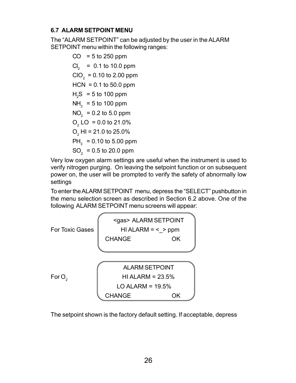 Energizer PORTABLE GAS DETECTION INSTRUMENT User Manual | Page 26 / 50