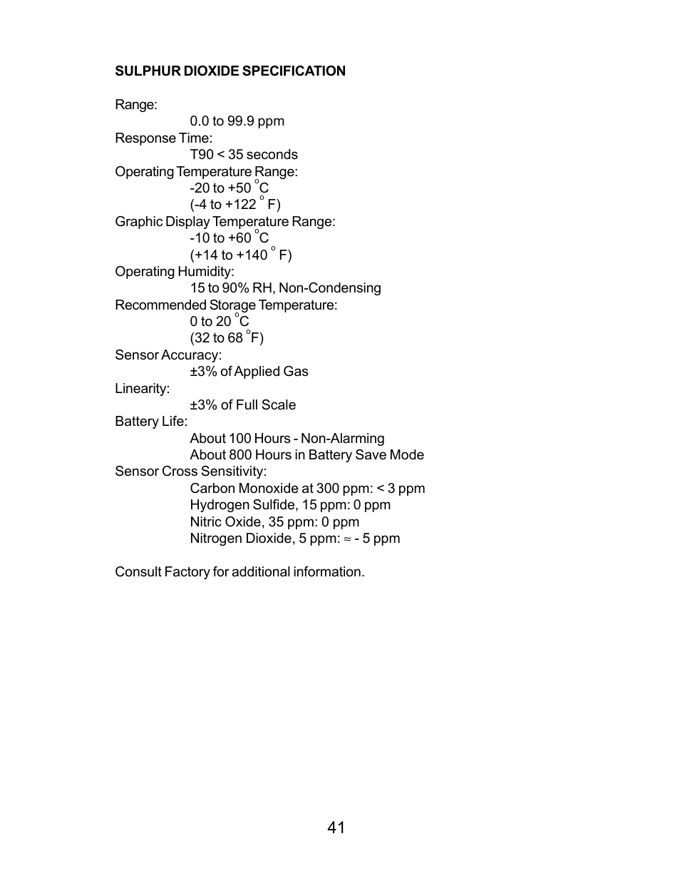 Energizer PORTABLE GAS DETECTION INSTRUMENT User Manual | Page 41 / 50