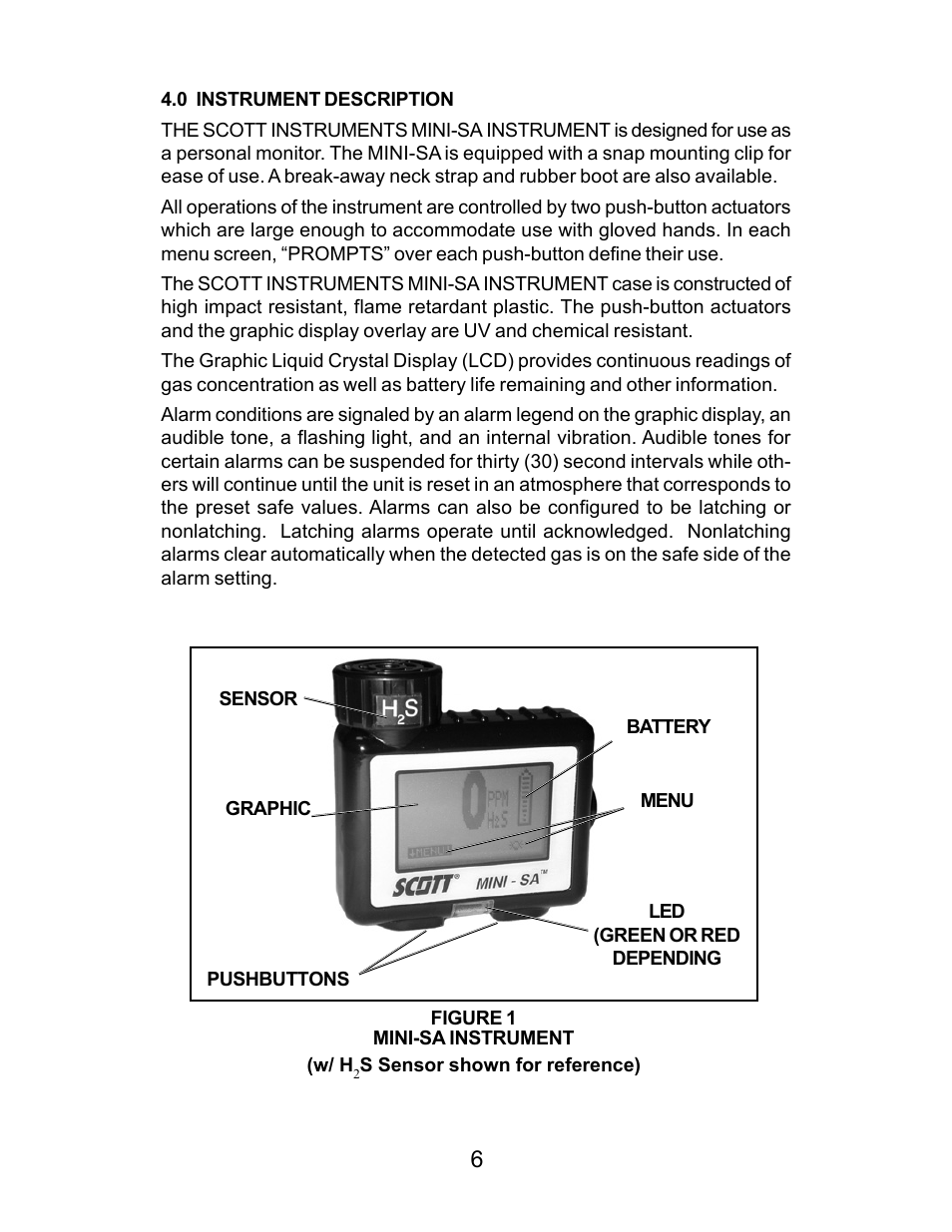 Energizer PORTABLE GAS DETECTION INSTRUMENT User Manual | Page 6 / 50