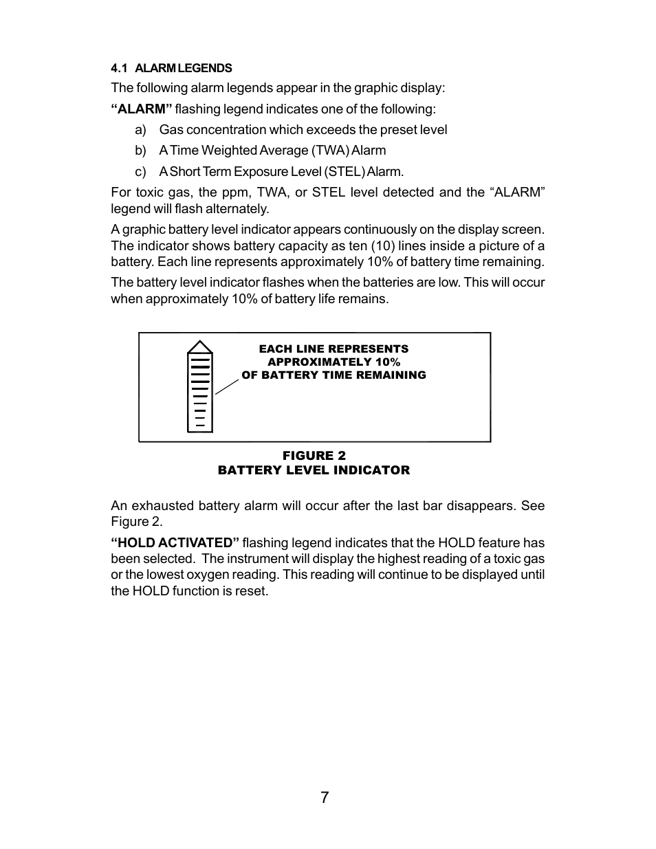 Energizer PORTABLE GAS DETECTION INSTRUMENT User Manual | Page 7 / 50