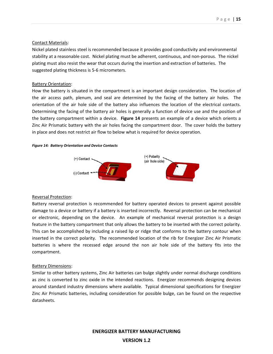 Energizer PP355 User Manual | Page 15 / 17