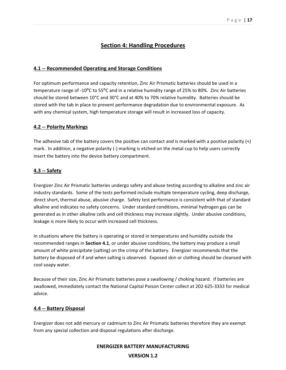Energizer PP355 User Manual | Page 17 / 17