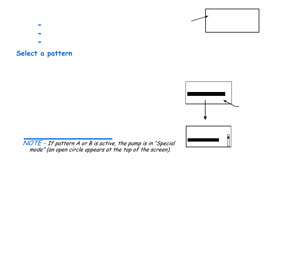 Select a pattern, Optimizing pump therapy 97 | Energizer 715 User Manual | Page 119 / 188