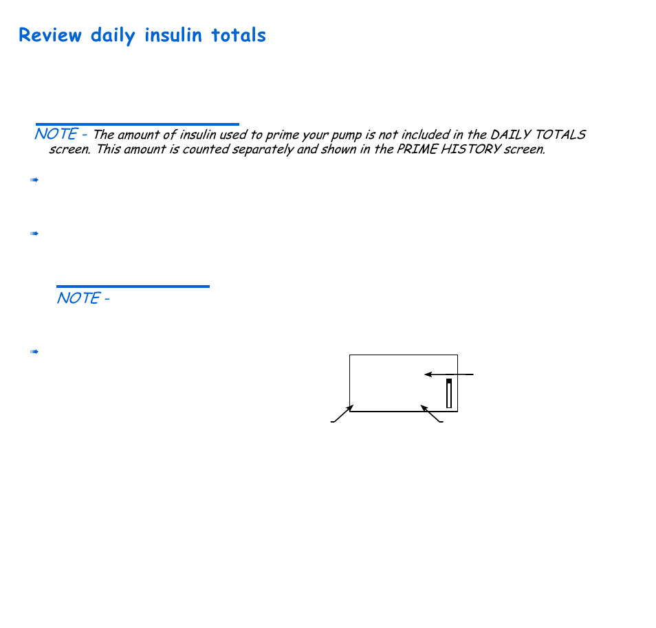 Review daily insulin totals, 112 chapter: 8 | Energizer 715 User Manual | Page 134 / 188