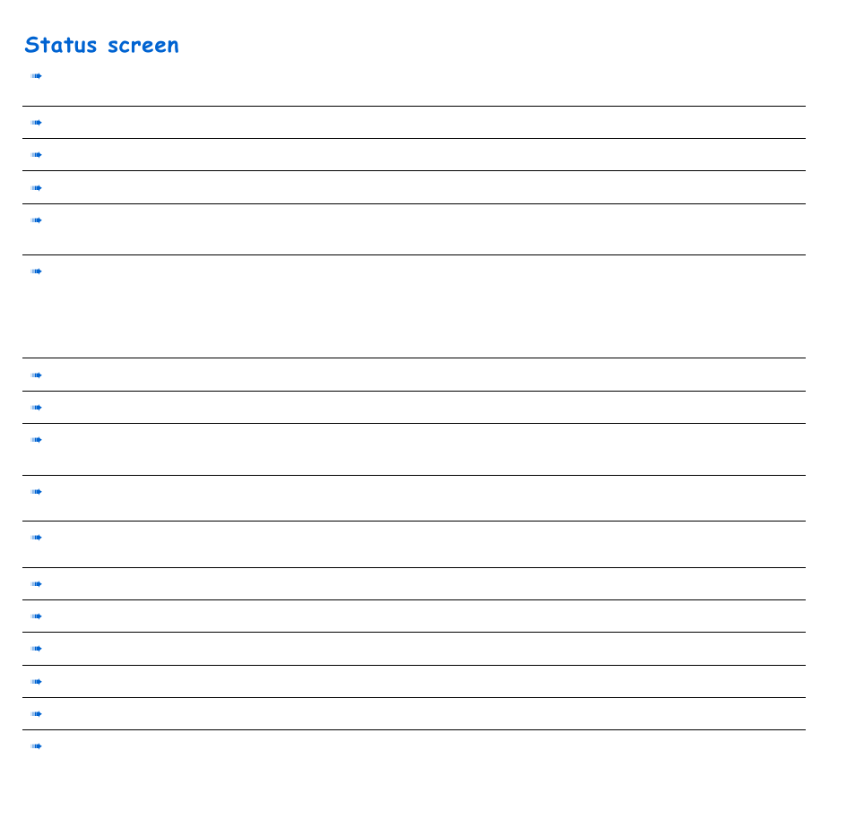 Status screen | Energizer 715 User Manual | Page 170 / 188