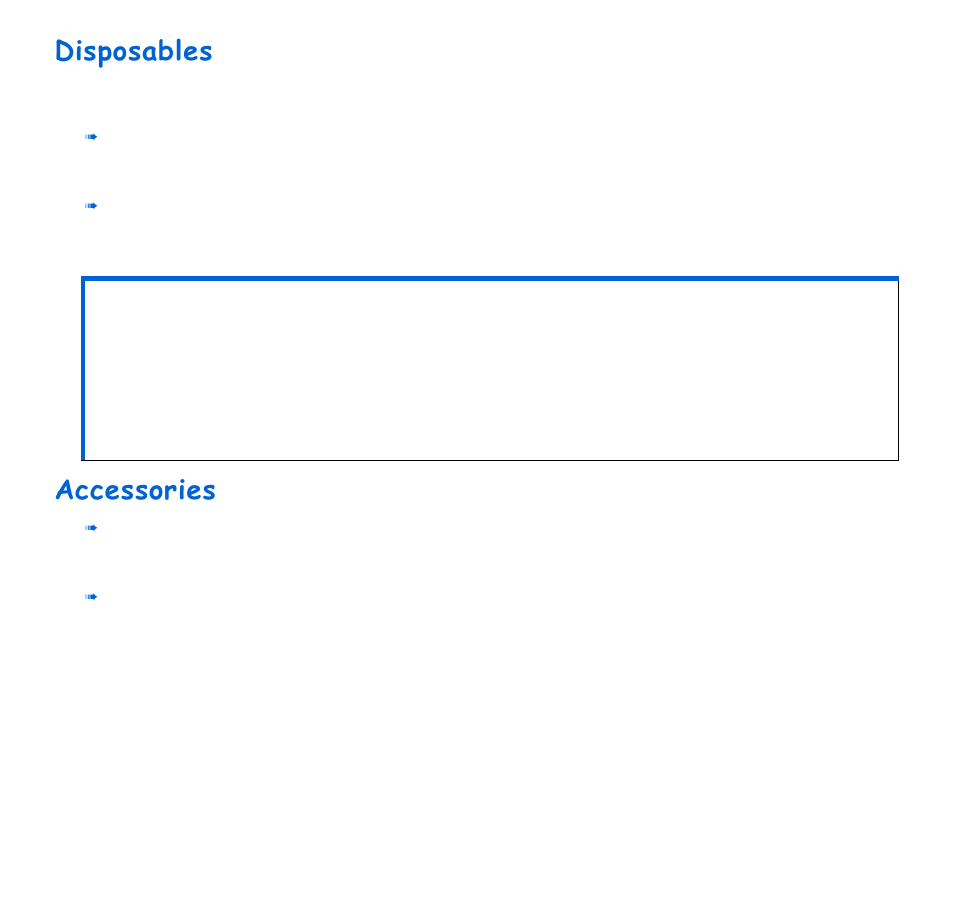 Disposables, Accessories, Disposables accessories | Energizer 715 User Manual | Page 25 / 188