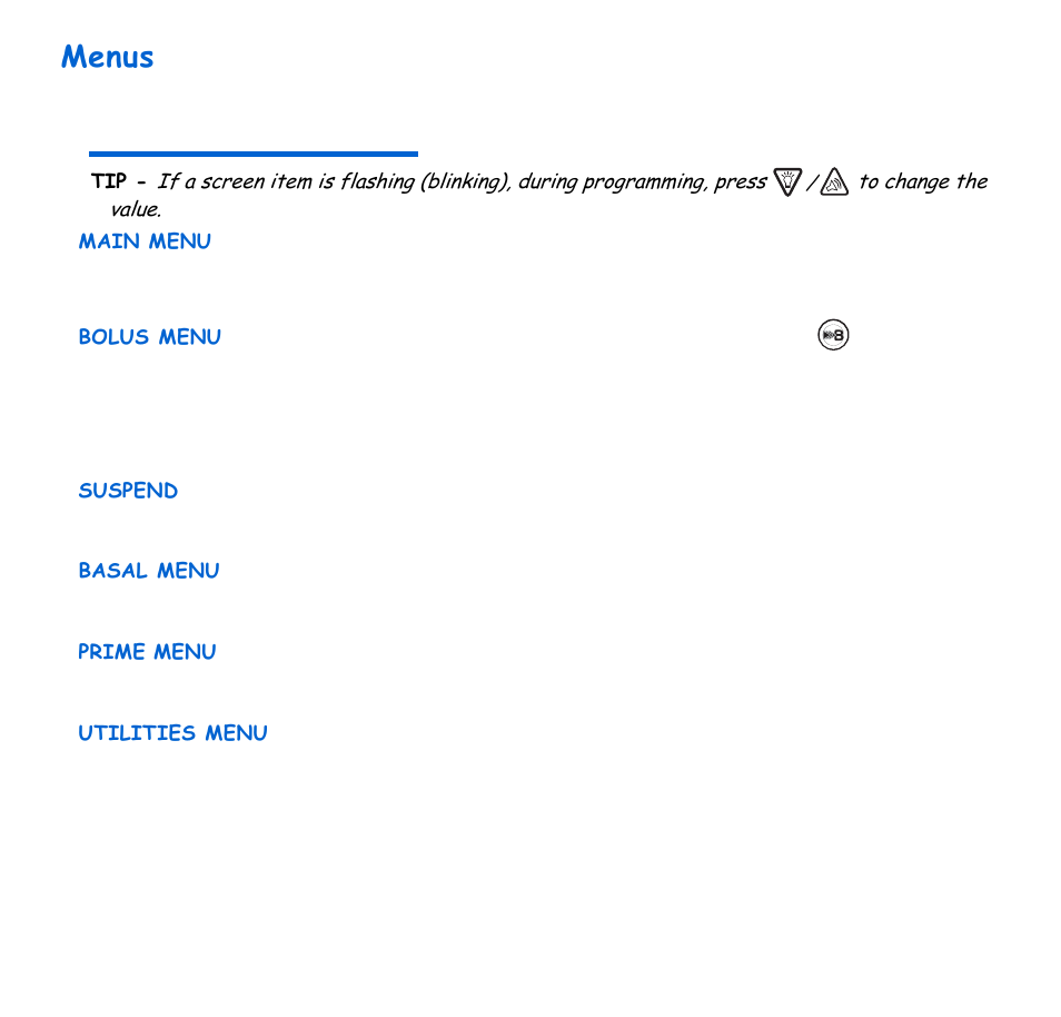 Menus | Energizer 715 User Manual | Page 41 / 188