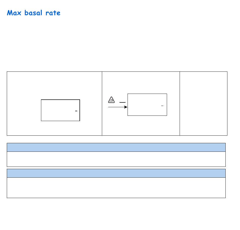 Max basal rate, Max basal, Example 1: max basal example 2: max basal | Energizer 715 User Manual | Page 60 / 188