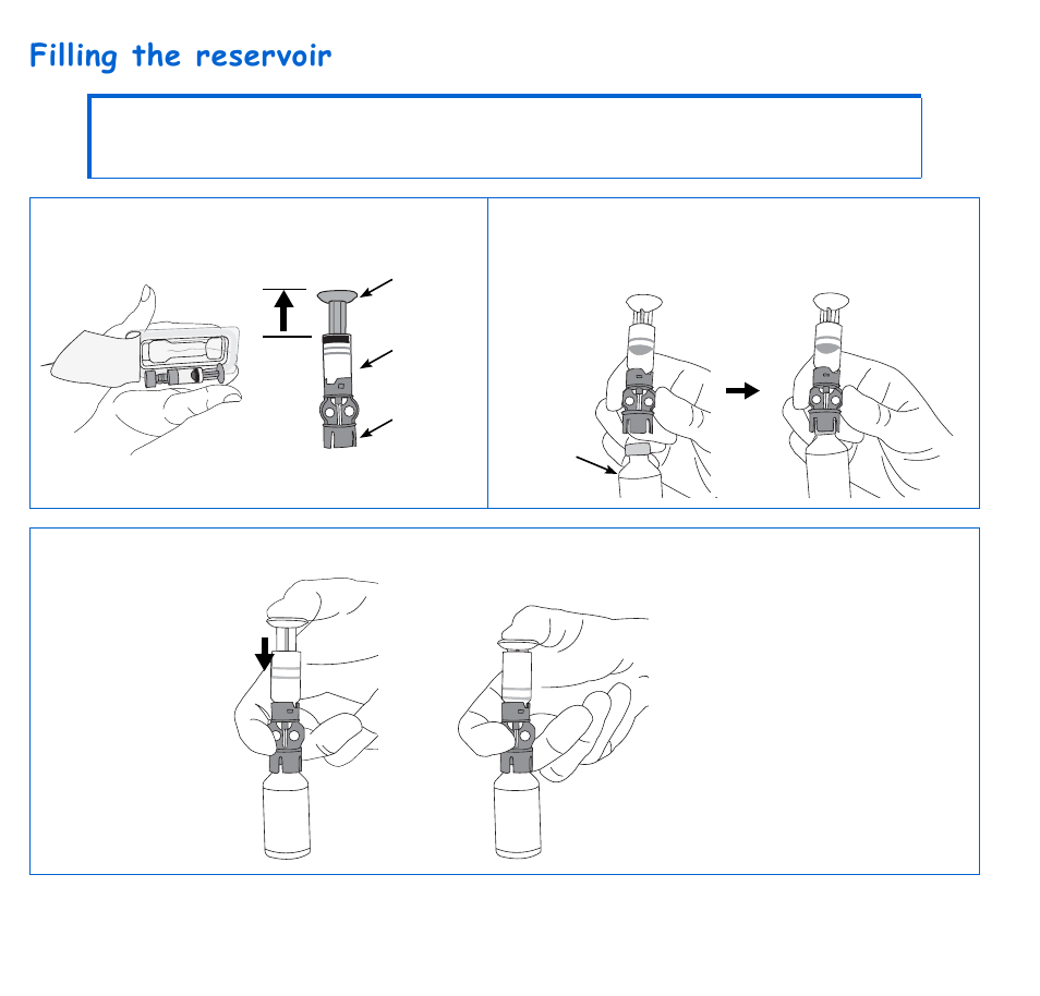 Filling the reservoir | Energizer 715 User Manual | Page 66 / 188