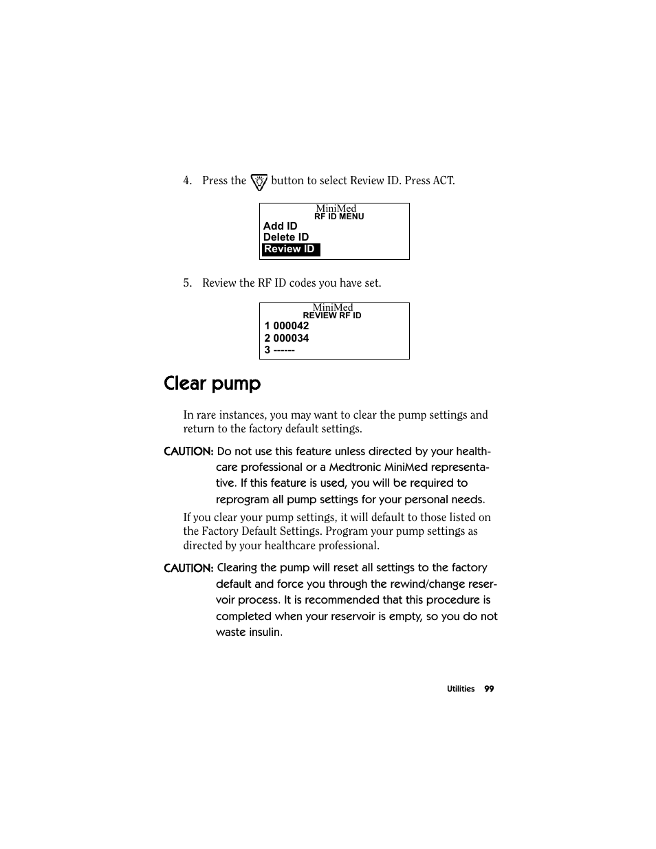 Clear pump | Energizer MMT-511 User Manual | Page 111 / 170