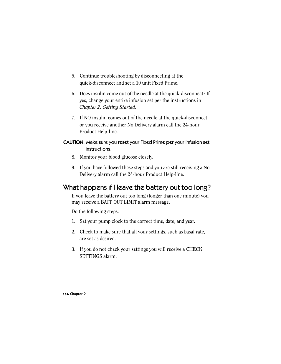 What happens if i leave the battery out too long | Energizer MMT-511 User Manual | Page 126 / 170