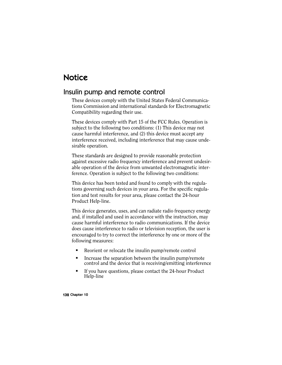 Notice, Insulin pump and remote control | Energizer MMT-511 User Manual | Page 144 / 170
