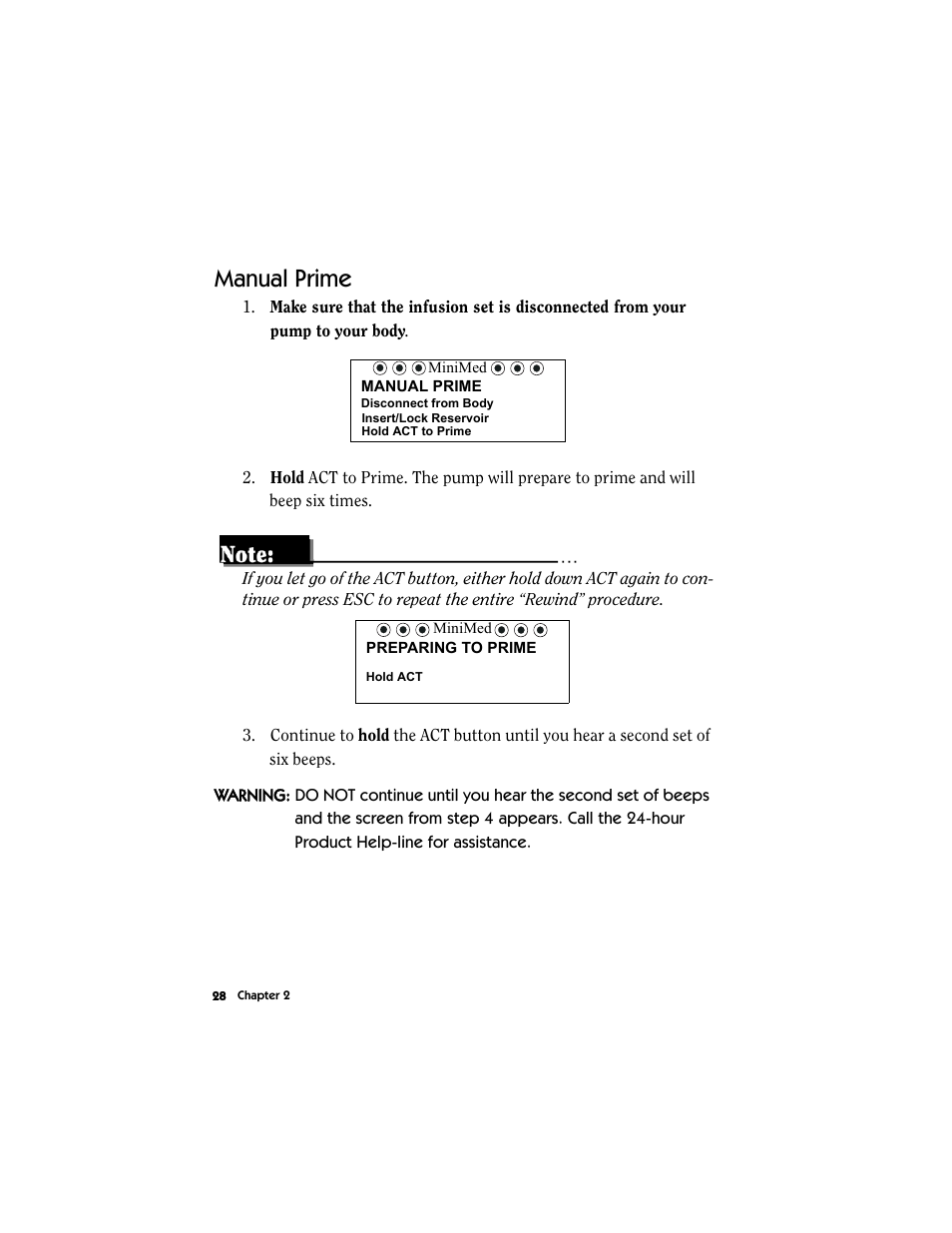 Manual prime | Energizer MMT-511 User Manual | Page 40 / 170