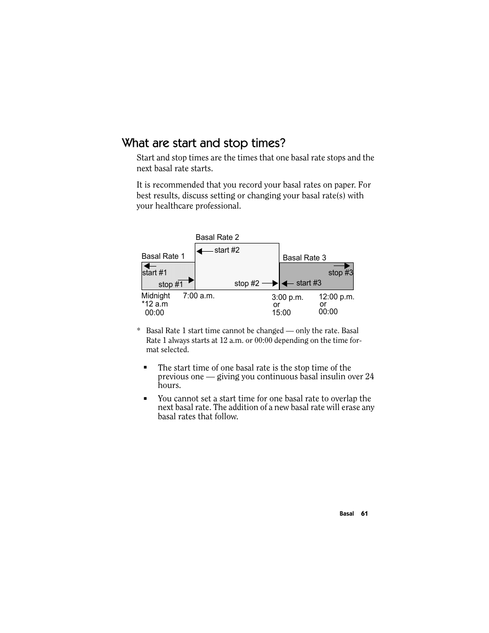 What are start and stop times | Energizer MMT-511 User Manual | Page 73 / 170