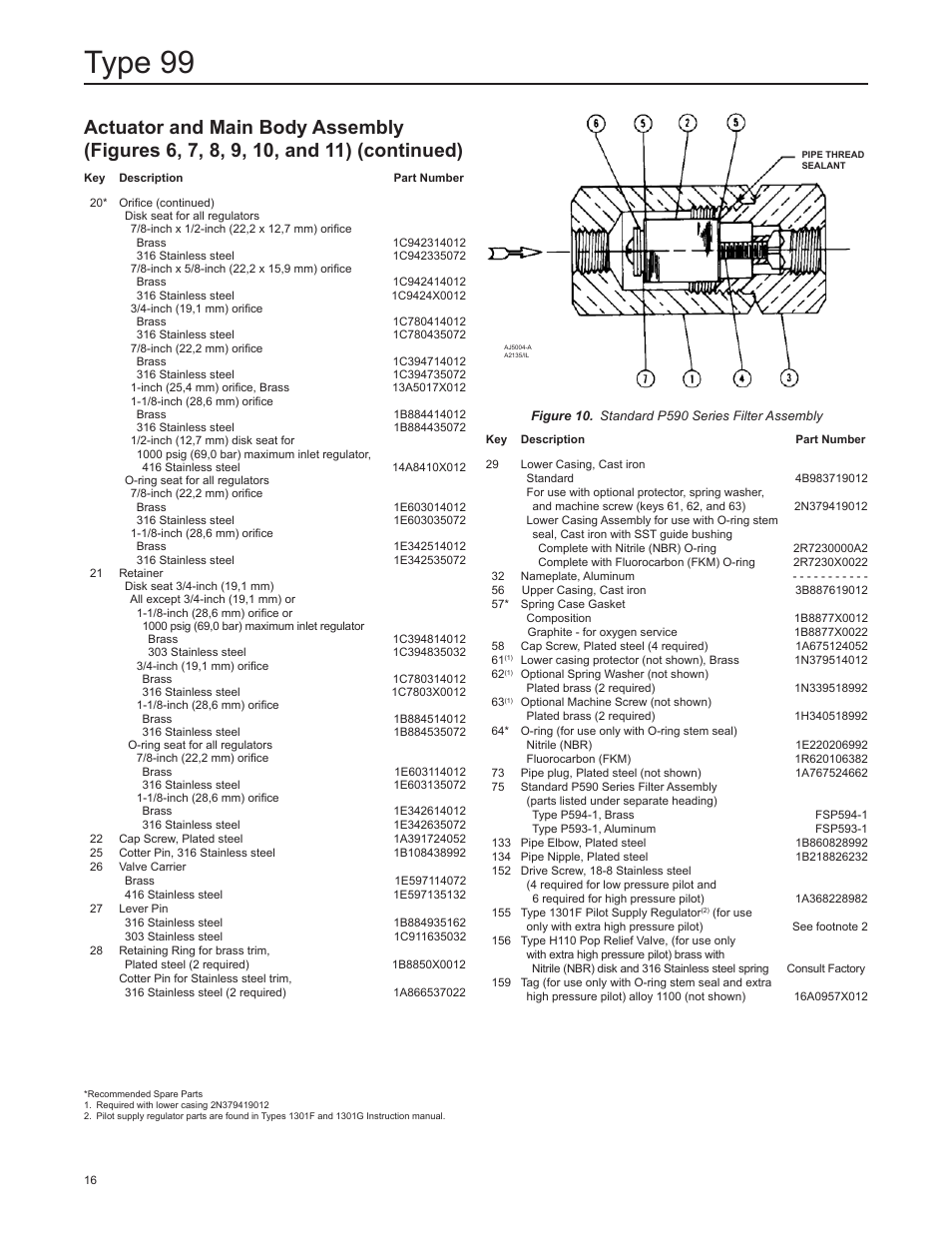 Type 99 | Emerson Process Management 99 User Manual | Page 16 / 20