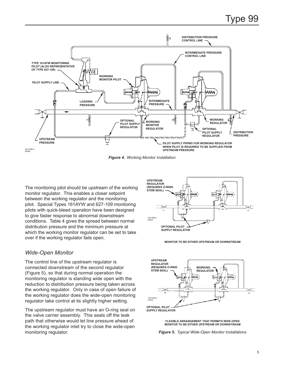 Type 99, Wide-open monitor | Emerson Process Management 99 User Manual | Page 5 / 20