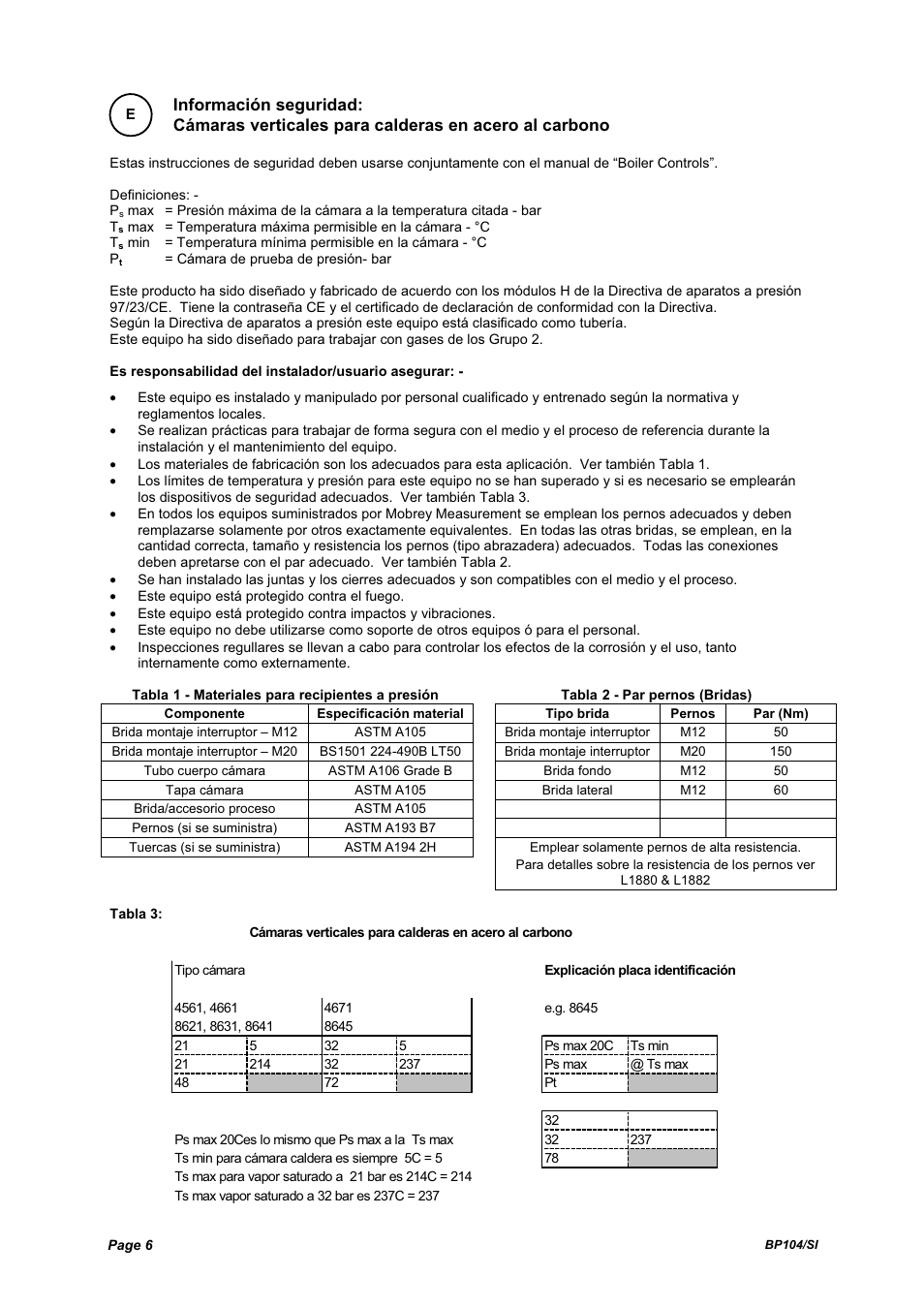 Emerson Process Management BP104 User Manual | Page 6 / 16