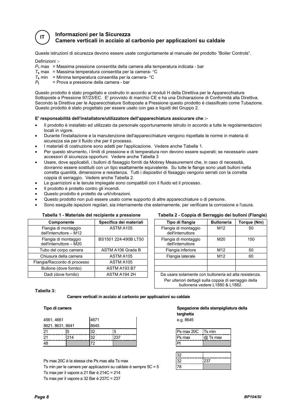 Emerson Process Management BP104 User Manual | Page 8 / 16