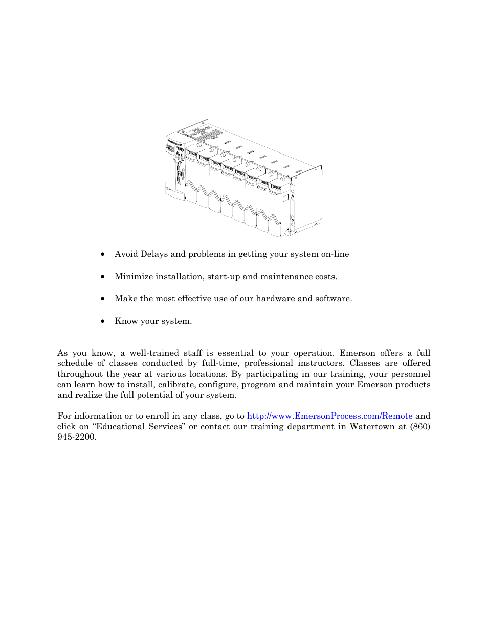 Training, Emerson process management | Emerson Process Management Bristol ControlWave ExpressPAC User Manual | Page 3 / 96